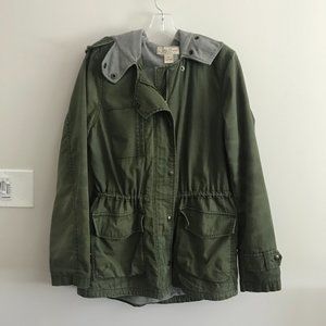 Lucky Brand Green Hooded Coat